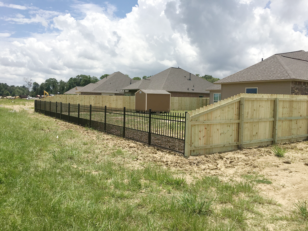 Powder Coated Steel Fence