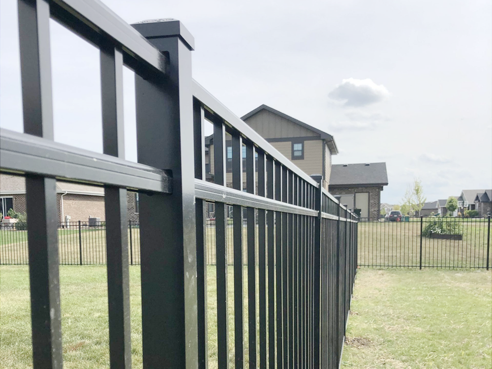 Black Aluminum Fence