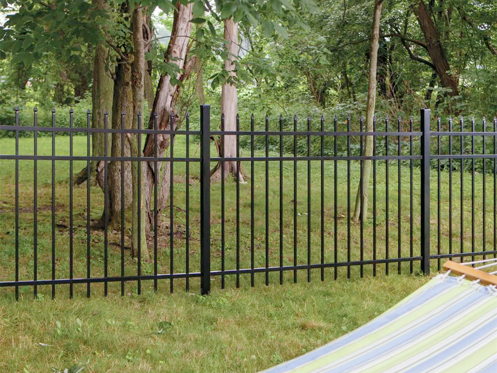 Black Ornamental Metal Fence