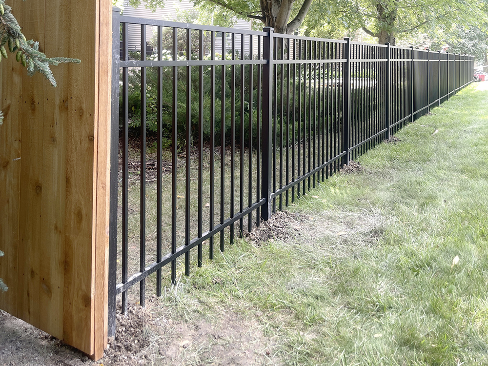 Black Ornamental Metal Fence