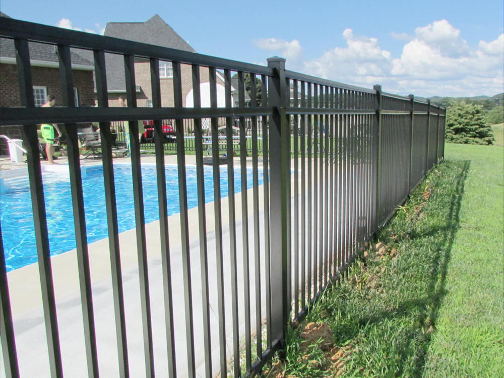 Black Residential Fence