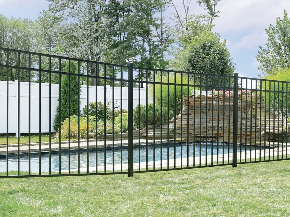 Black Ornamental Metal Fence