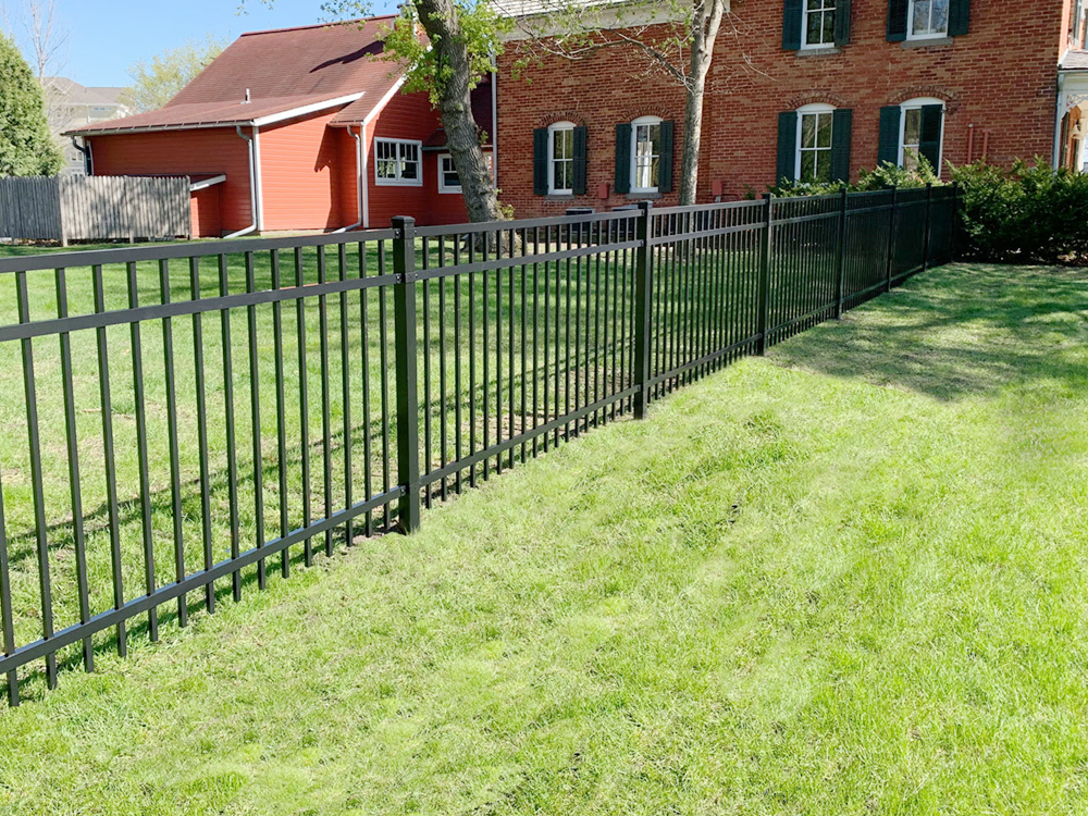 Black Steel Fence