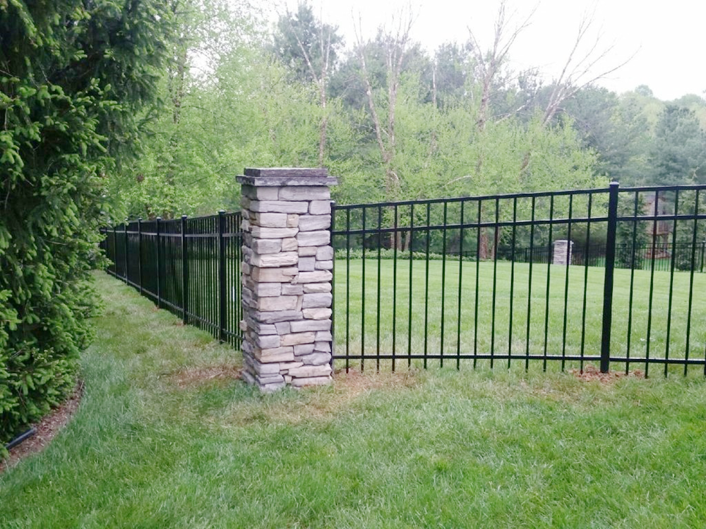 Black Steel Fence