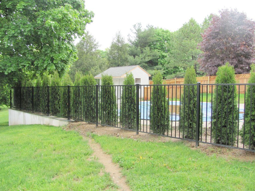 Black Steel Fence