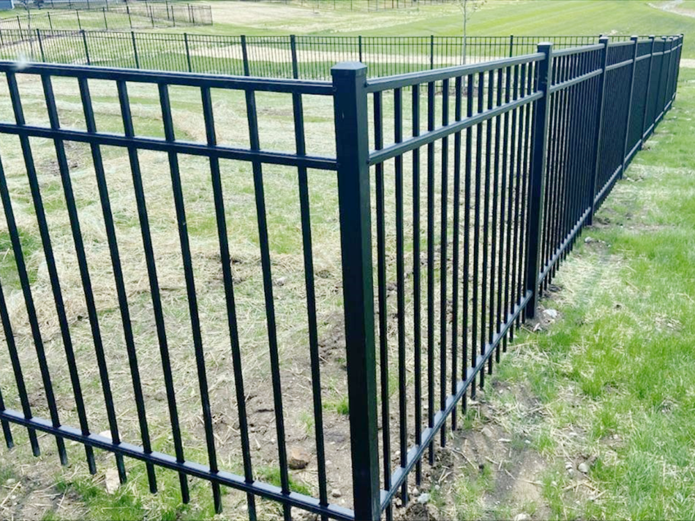 Black Ornamental Fence