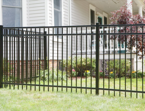 Steel Rail Fence