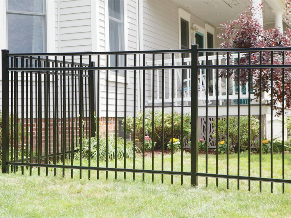 Steel Rail Fence